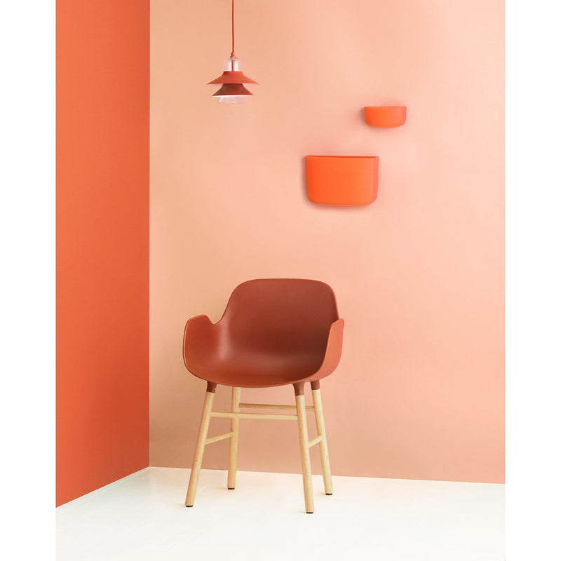 Form Armchair - Normann Copenhagen - Chairs - Black - Lacquered Steel - HORNE