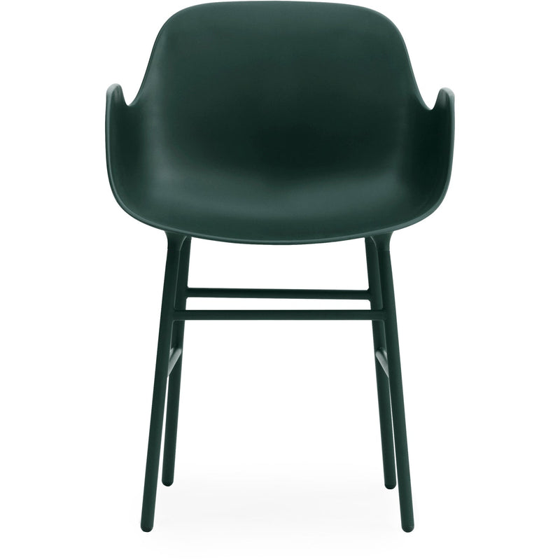 Form Armchair - Normann Copenhagen - Chairs - Black - Lacquered Steel - HORNE