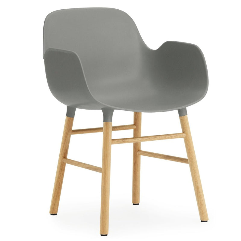 Form Armchair - Normann Copenhagen - Chairs - Black - Lacquered Steel - HORNE
