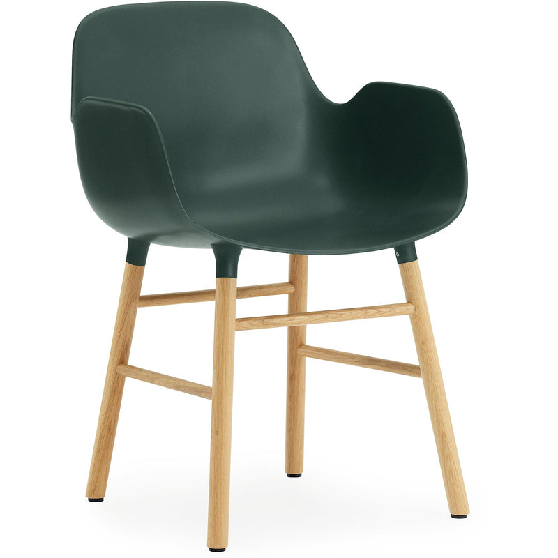 Form Armchair - Normann Copenhagen - Chairs - Black - Lacquered Steel - HORNE