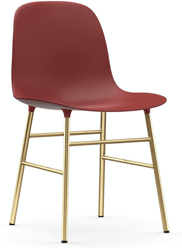 Form Chair - Brass - Normann Copenhagen - Chairs - Red - HORNE