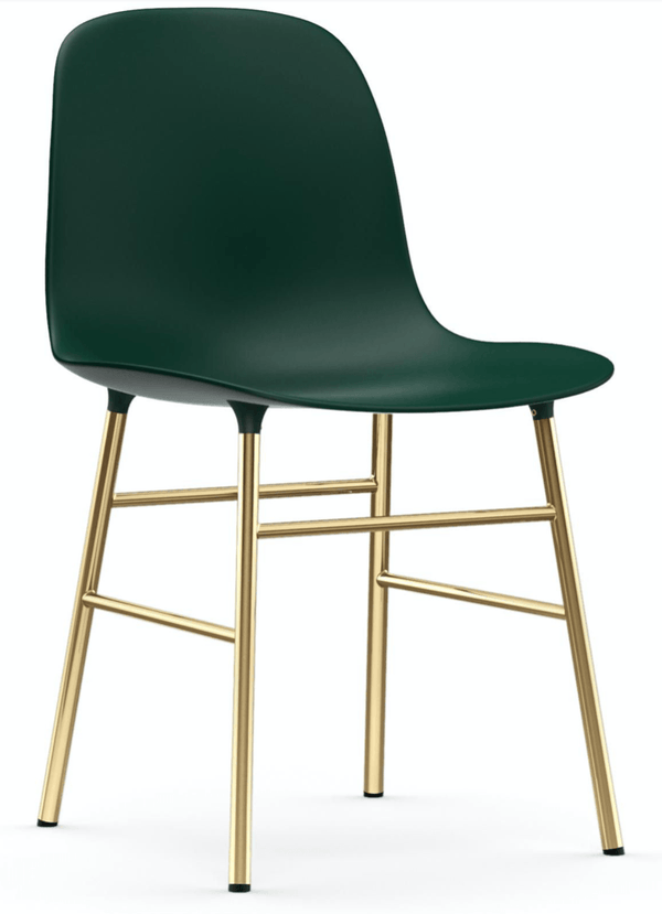 Form Chair - Brass - Normann Copenhagen - Chairs - Green - HORNE