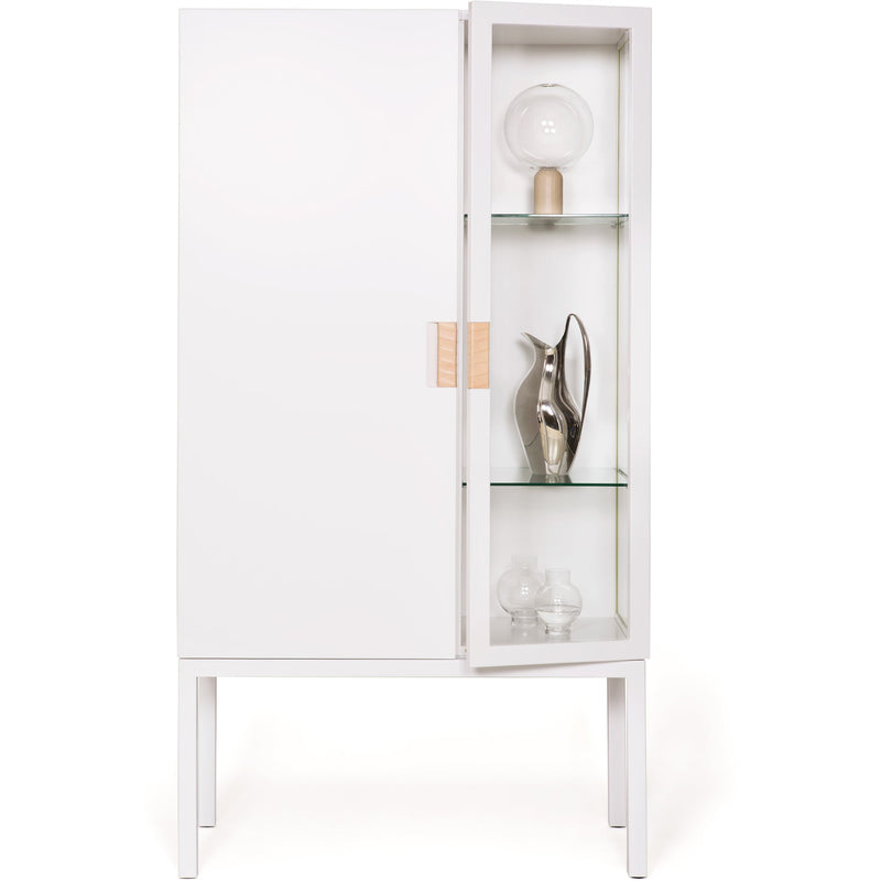Frame Semi Cabinet - Asplund - Sideboards + Cabinets - White - 15 - Natural - HORNE