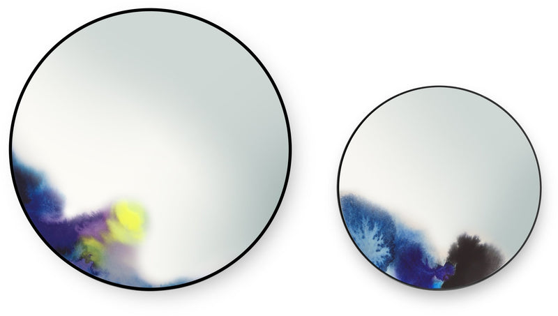 Francis Wall Mirror - Petite Friture - Mirrors - Small - Blue Watercolor - HORNE