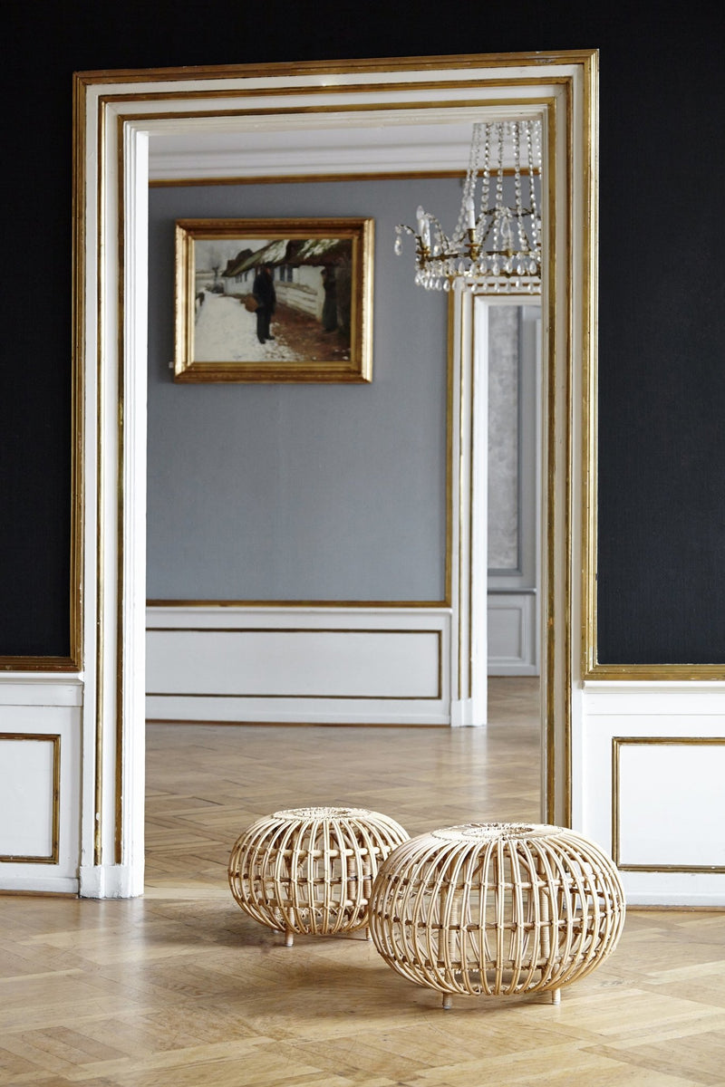 Franco Albini Ottoman - Sika Design - Stools + Benches + Ottomans - Small - Natural - HORNE