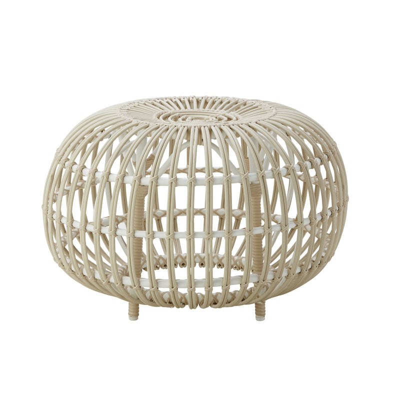 Franco Albini Ottoman - Exterior - Sika Design - Outdoor Furniture - Small - Dove White - HORNE
