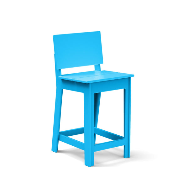Fresh Air Counter Stool - Loll Designs - Outdoor Furniture - Sky Blue - HORNE