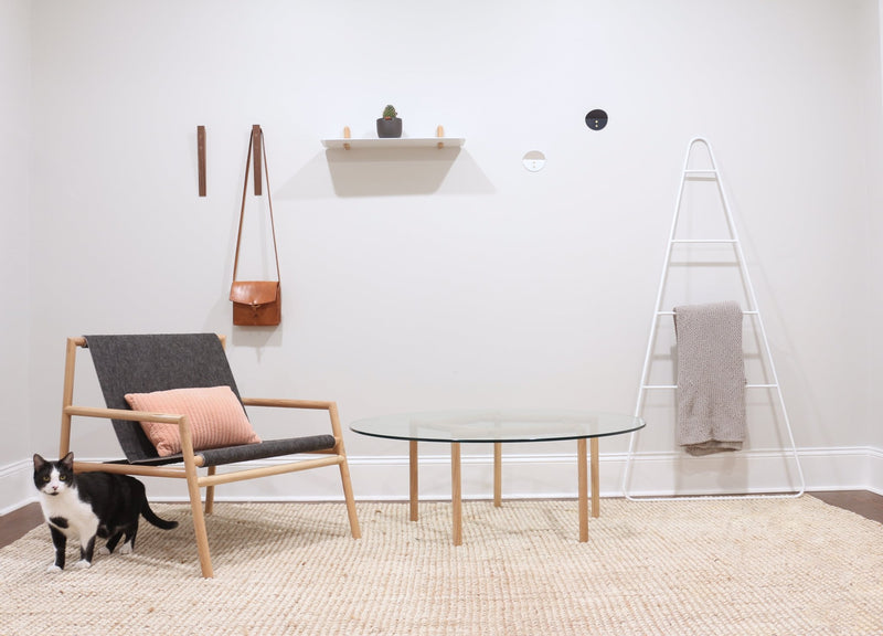 Gallagher Coffee Table - Tronk - Tables + Desks - Oak - Clear - HORNE