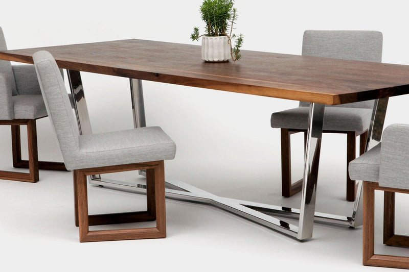 GAX X Walnut Dining Table - 36