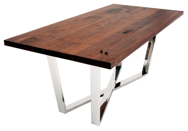 GAX X Walnut Dining Table - 36
