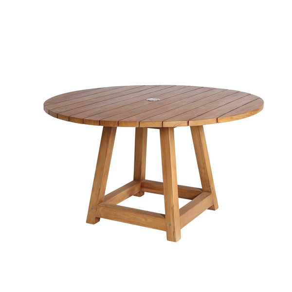 George Teak Round Table - Sika Design - Outdoor Furniture - Medium - 47" - HORNE