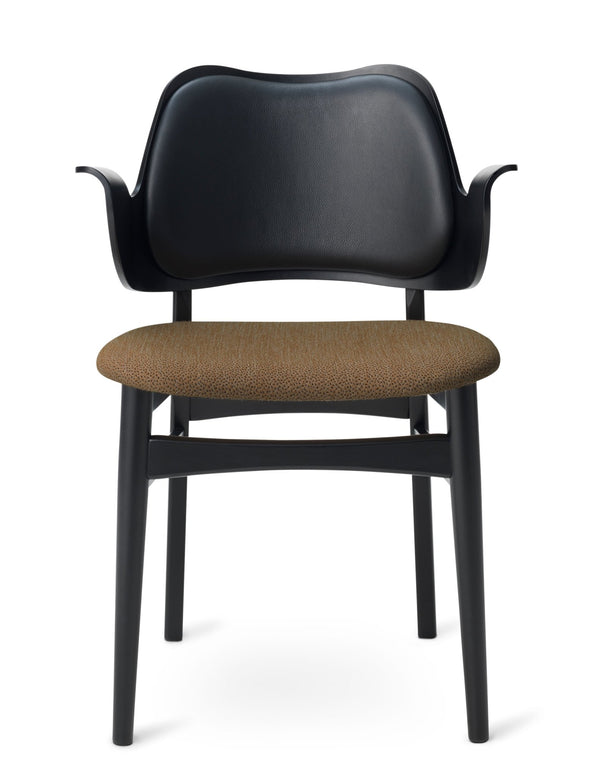 Gesture Dining Chair - Upholstered Back and Seat - Warm Nordic - Chairs - Sprinkles 274/ Black Oak - HORNE