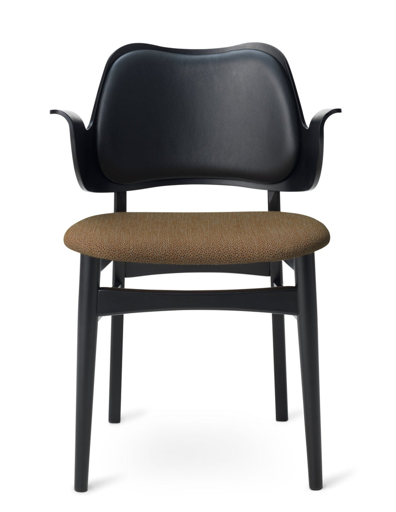 Gesture Dining Chair - Upholstered Back and Seat - Warm Nordic - Chairs - Sprinkles 274/ Black Oak - HORNE