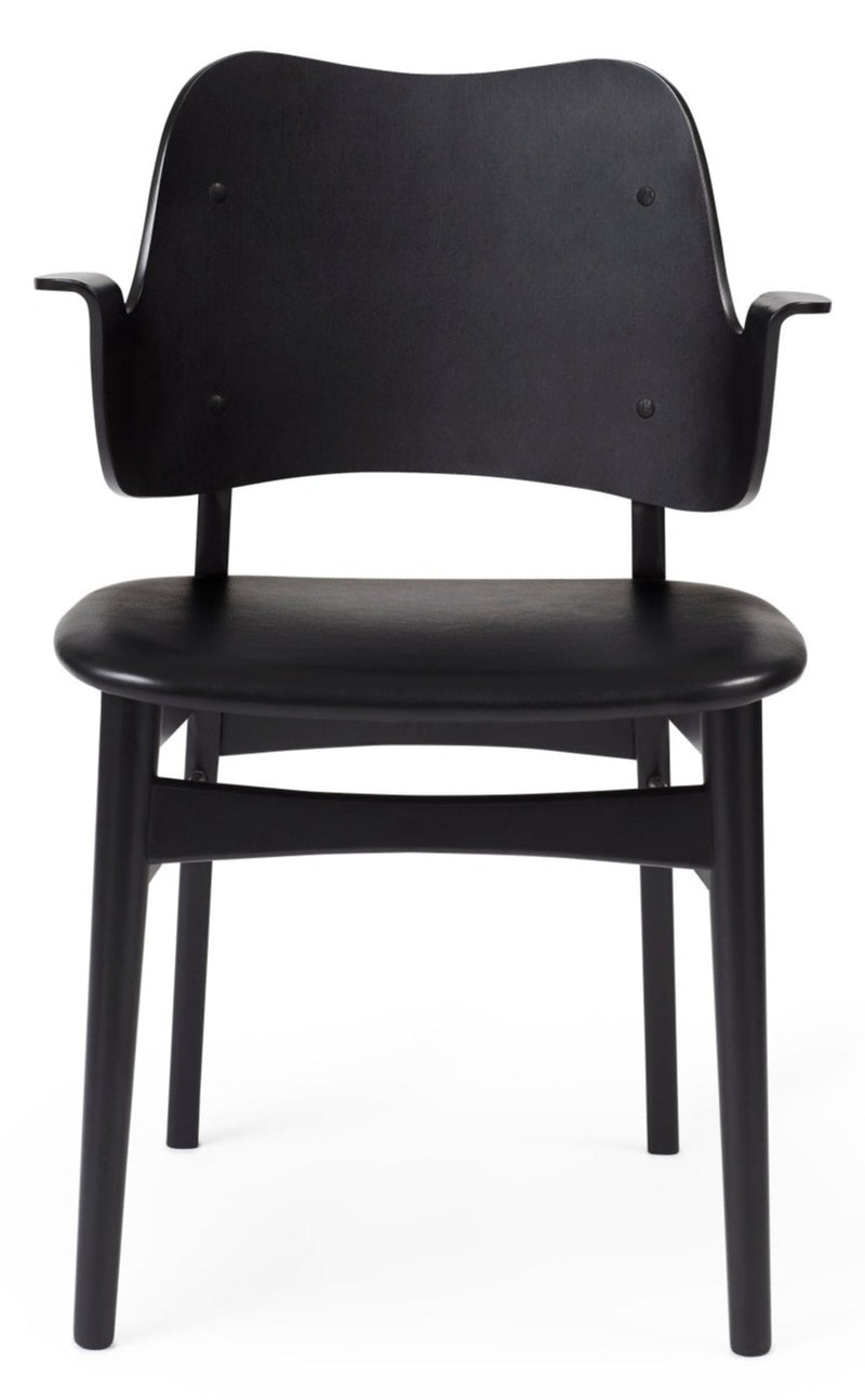 Gesture Dining Chair - Upholstered Seat - Warm Nordic - Chairs - Canvas 134/ Black Oak - HORNE