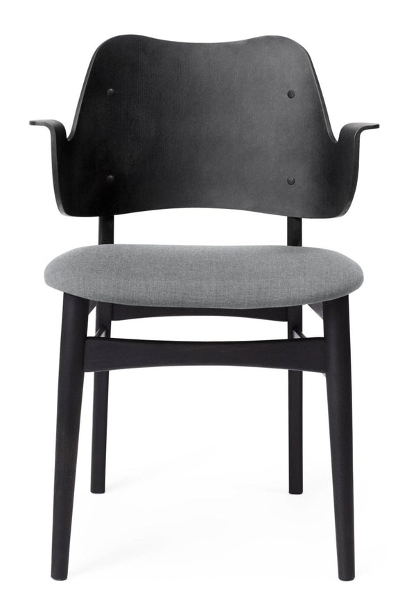 Gesture Dining Chair - Upholstered Seat - Warm Nordic - Chairs - Canvas 134/ Black Oak - HORNE