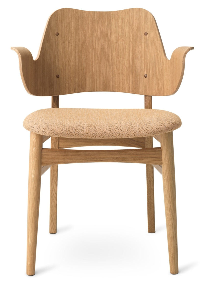 Gesture Dining Chair - Upholstered Seat - Warm Nordic - Chairs - Canvas 134/ Black Oak - HORNE