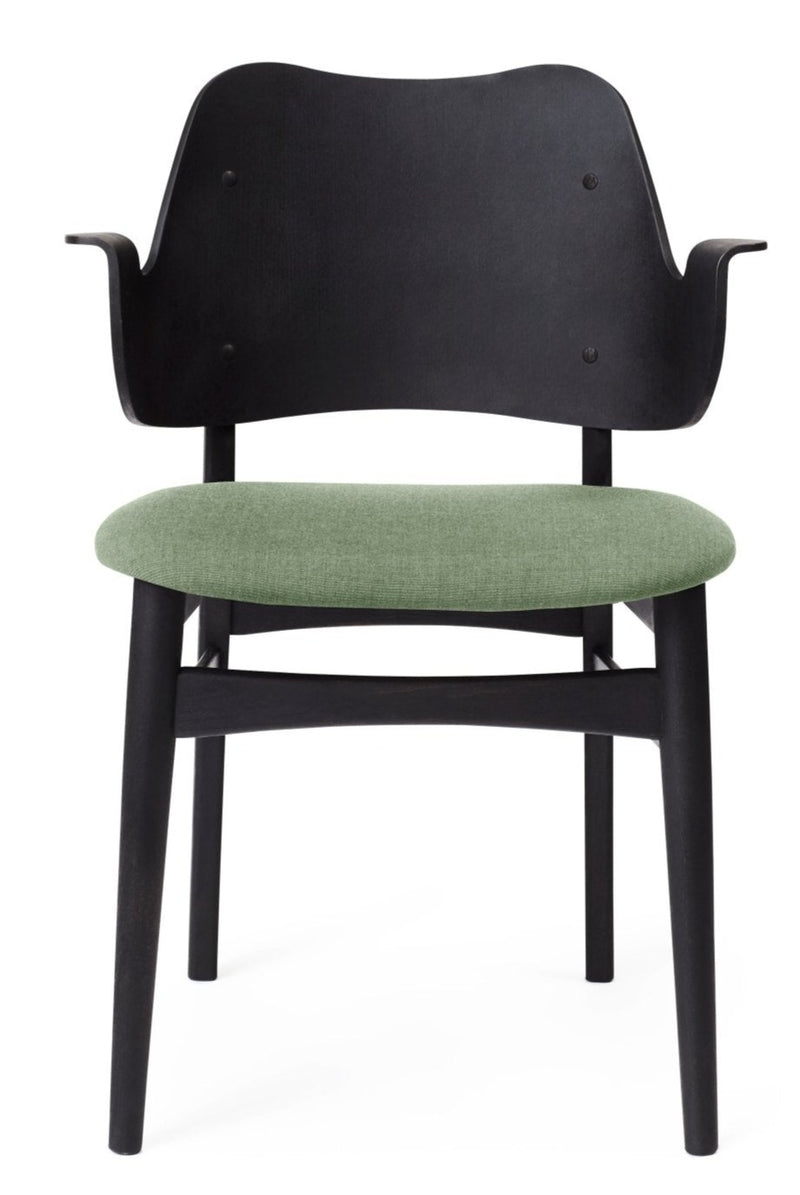 Gesture Dining Chair - Upholstered Seat - Warm Nordic - Chairs - Canvas 134/ Black Oak - HORNE