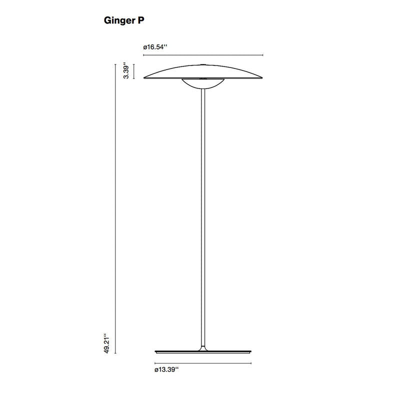 Ginger P Floor Lamp - Marset - Floor Lamps - Oak - HORNE