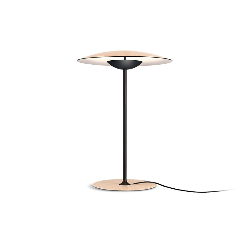 Ginger Table Lamp - Plug And Cord - Marset - Table + Task - Ginger S - Small - Oak - HORNE