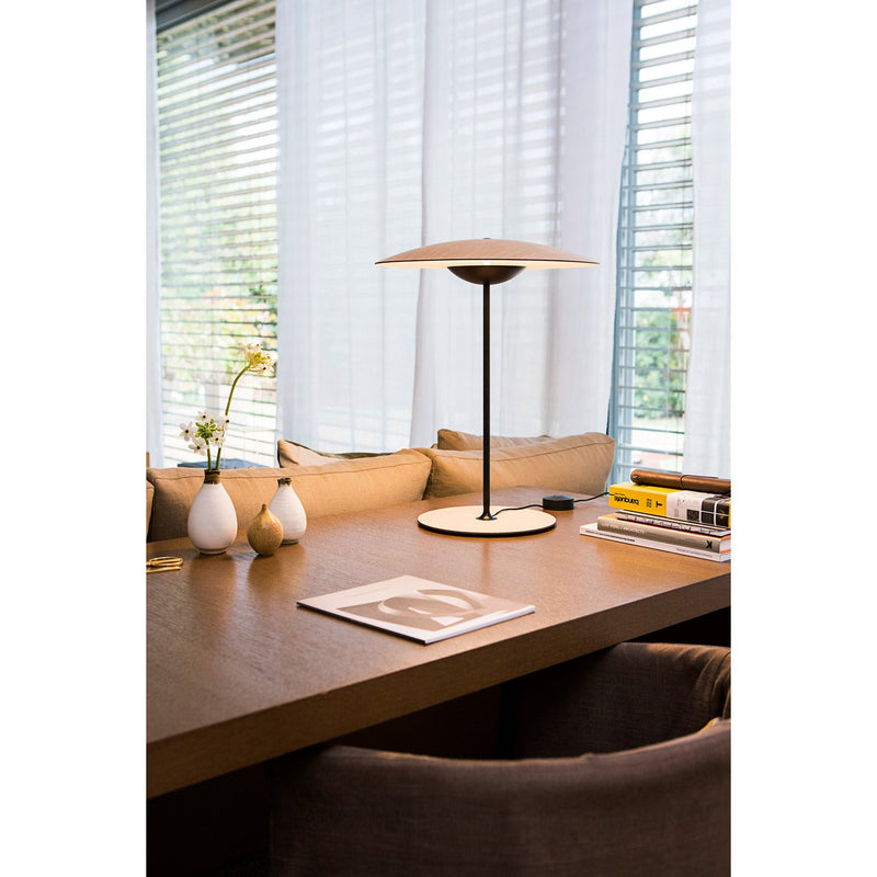 Ginger Table Lamp - Plug And Cord - Marset - Table + Task - Ginger S - Small - Oak - HORNE