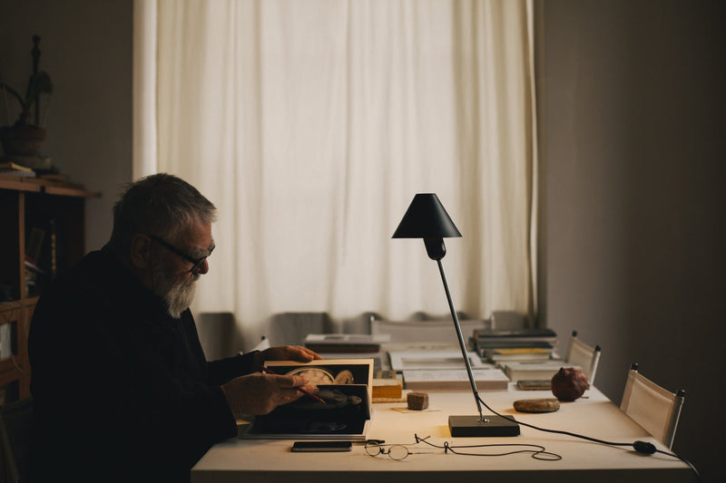 Gira Table Lamp - Santa & Cole - Table + Task - Brass - HORNE