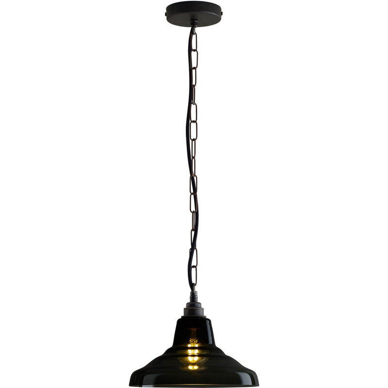 Glass School Pendant Light Size 1