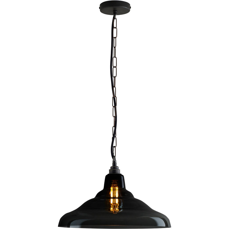 Glass School Pendant Light Size 2