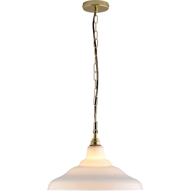 Glass School Pendant Light Size 2