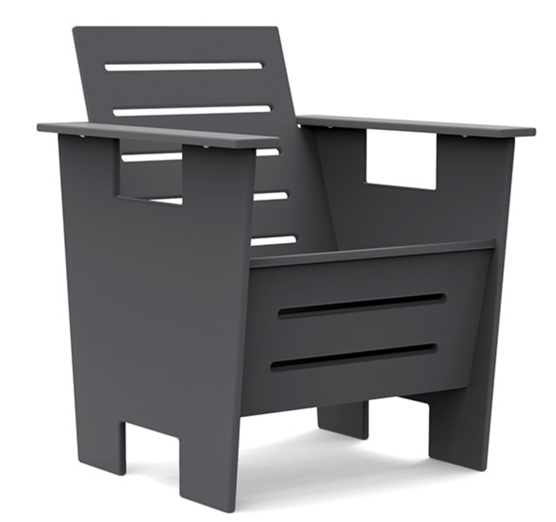Go Club Chair - Loll Designs - Outdoor Furniture - Black - HORNE