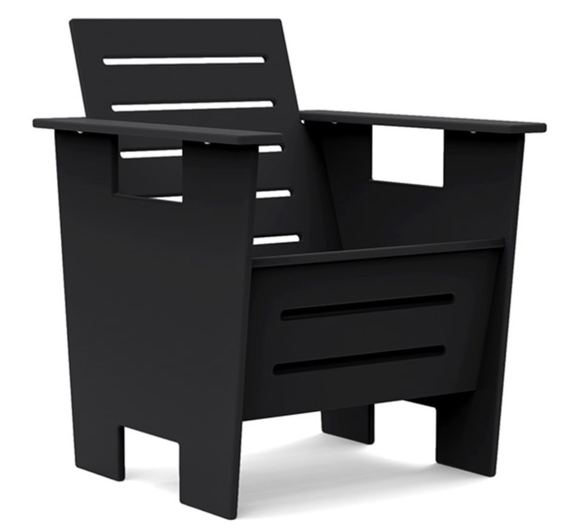 Go Club Chair - Loll Designs - Outdoor Furniture - Black - HORNE