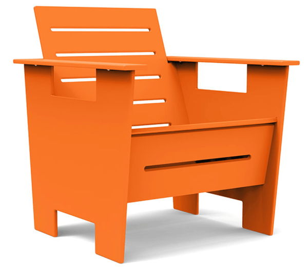 Go Lounge Chair - Loll Designs - Outdoor Furniture - Sunset Orange - HORNE