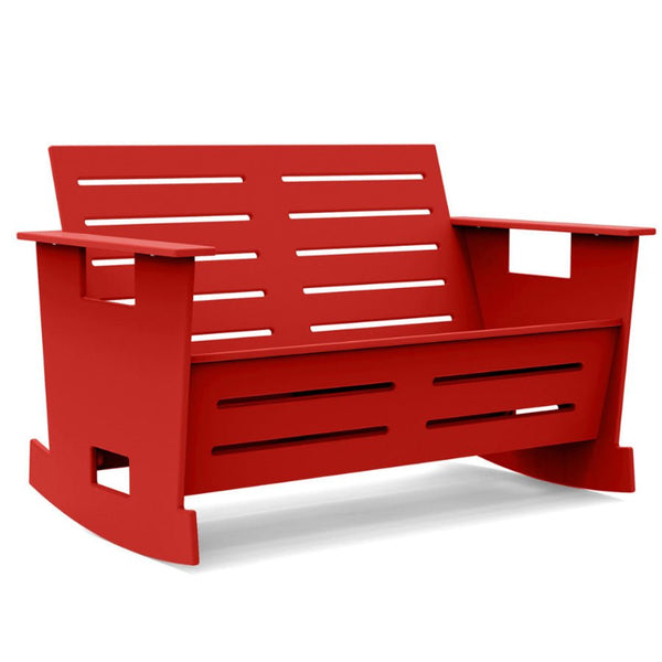 Go Loveseat Rocker - Loll Designs - Outdoor Furniture - Apple Red - HORNE