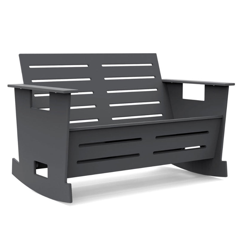 Go Loveseat Rocker - Loll Designs - Outdoor Furniture - Black - HORNE