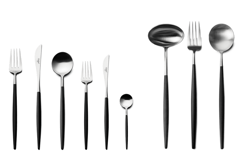Goa Brushed Steel Silverware Set