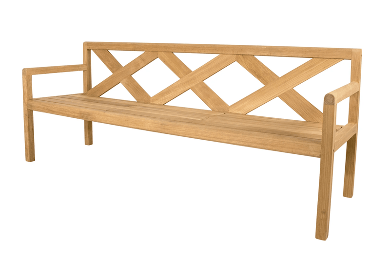 Grace 3 - Seater Bench - Cane Line - Outdoor Furniture - No Cushion - HORNE