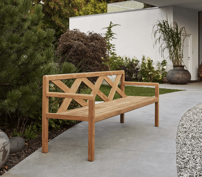 Grace 3 - Seater Bench - Cane Line - Outdoor Furniture - No Cushion - HORNE