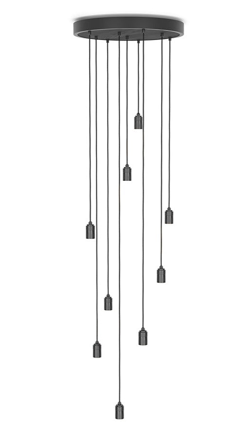 Nine Pendant - Tala - Graphite - No Bulb - HORNE