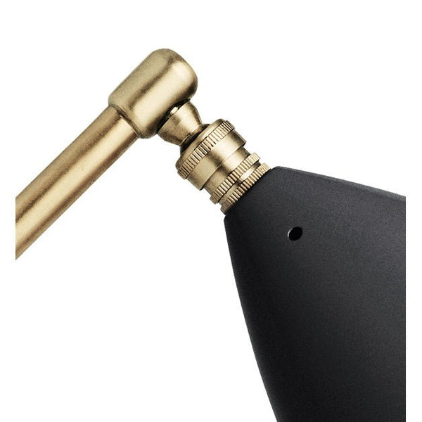 Grasshopper Task Table Lamp - Jet Black