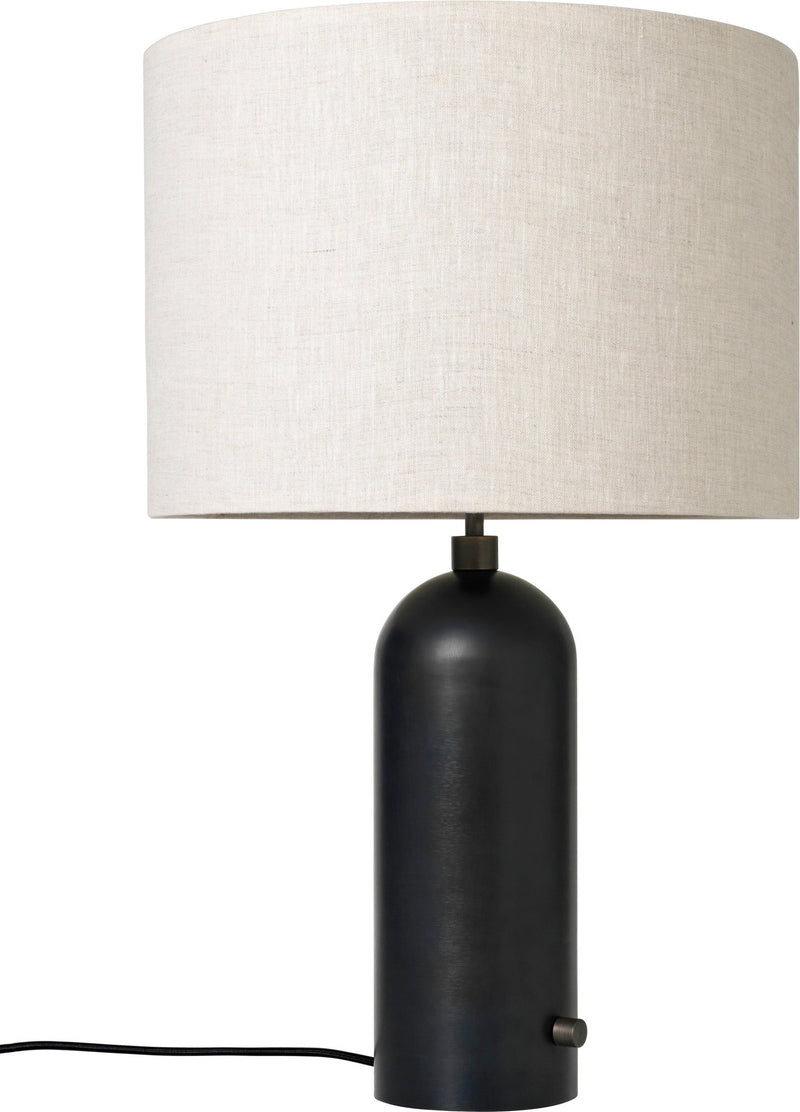 Gravity Table Lamp - Large - Gubi - Floor Lamps - Black Marble - Canvas - HORNE