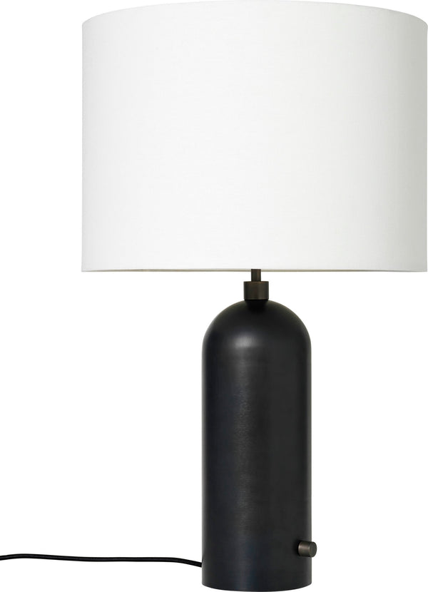 Gravity Table Lamp - Large - Gubi - Floor Lamps - Blackened Steel - White - HORNE