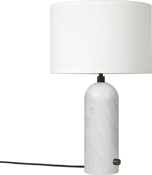 Gravity Table Lamp - Small - Gubi - Floor Lamps - White Marble - White - HORNE