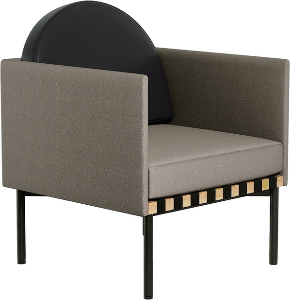 Grid Armchair - Petite Friture - Chairs - Grey - Black - HORNE