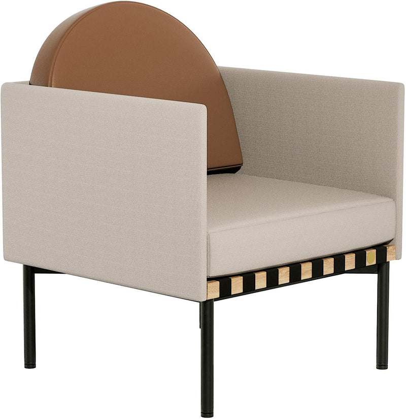 Grid Armchair - Petite Friture - Chairs - Grey - Black - HORNE