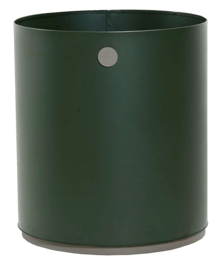Grow Planter - Round - Cane Line - Planters - Small - Dark Green/Taupe - HORNE
