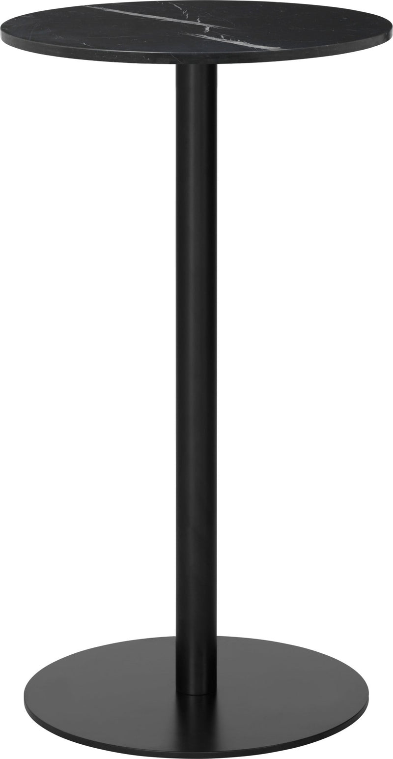 Gubi 1.0 Bar Table - Ø60 - Gubi - Tables + Desks - Black - Black Marquina - HORNE