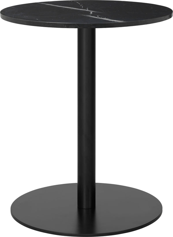 Gubi 1.0 Dining Table - Ø60 - Gubi - Tables + Desks - Black - Black Marquina - HORNE