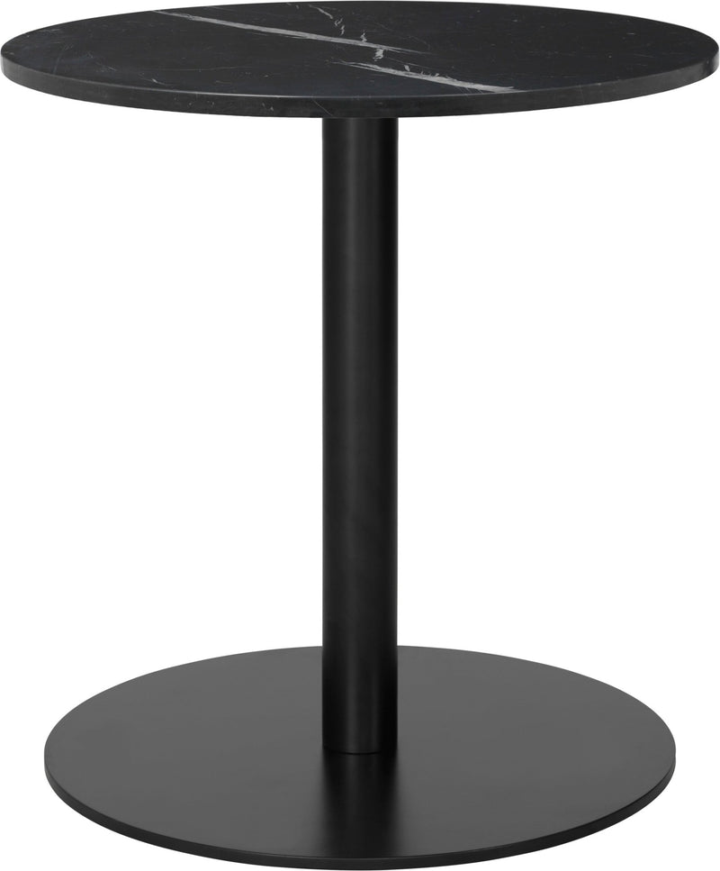 Gubi 1.0 Round Lounge Table - Ø60 - Gubi - Tables + Desks - Black - Black Marquina - HORNE