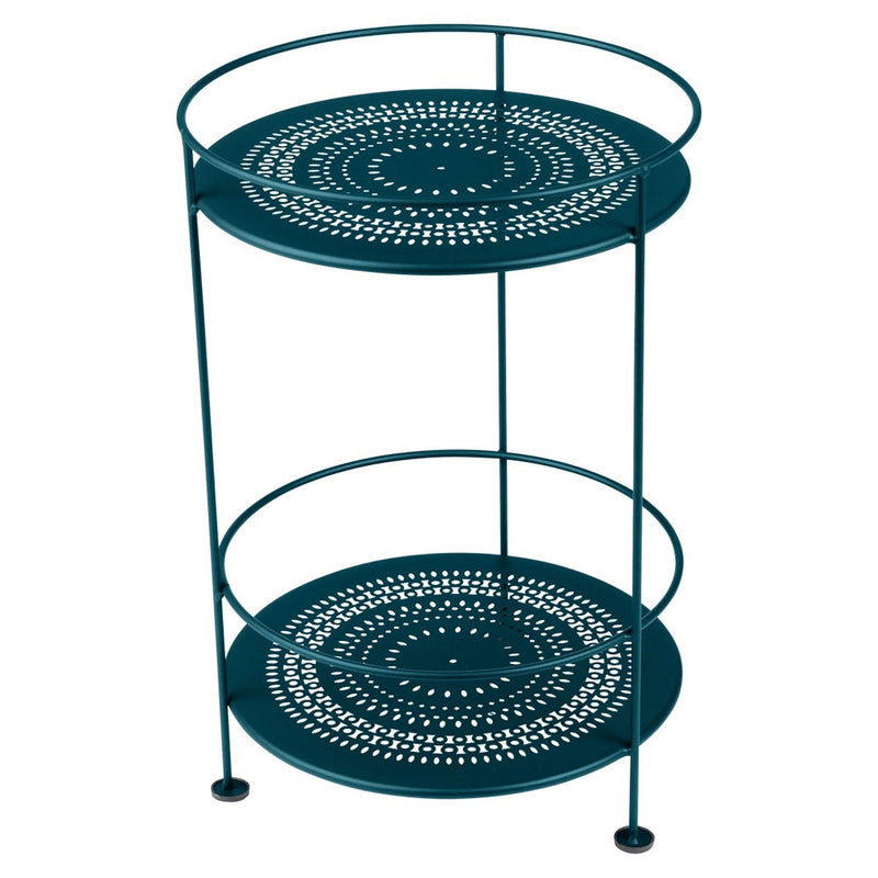 Guinguette Side Table - Fermob - Outdoor Furniture - Acapulco Blue - HORNE