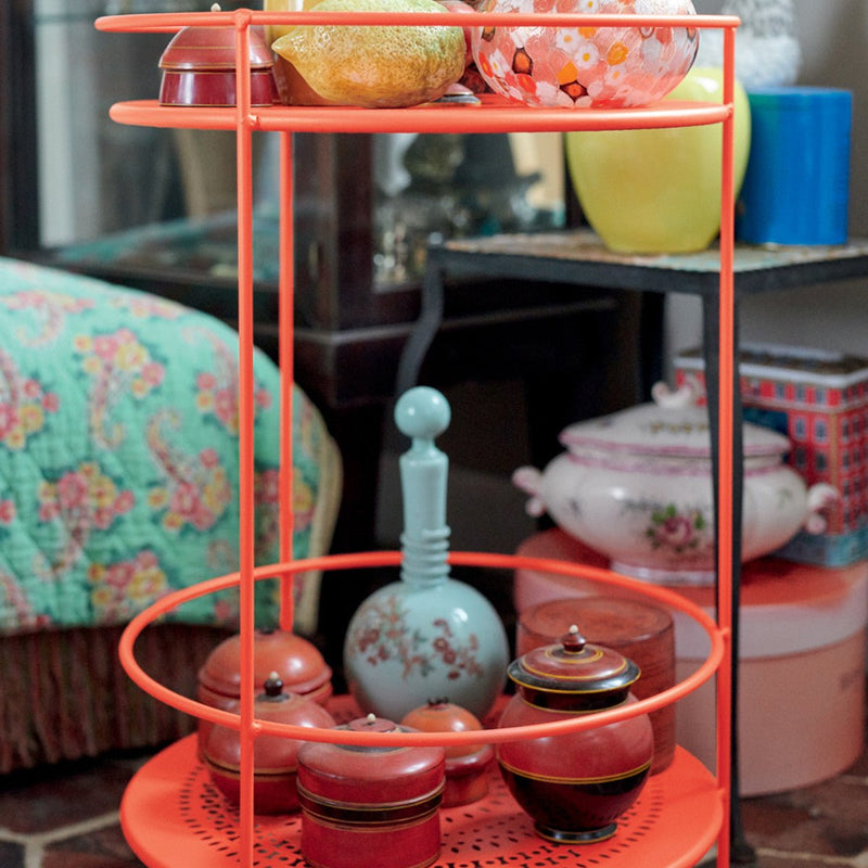 Guinguette Side Table - Fermob - Outdoor Furniture - Acapulco Blue - HORNE