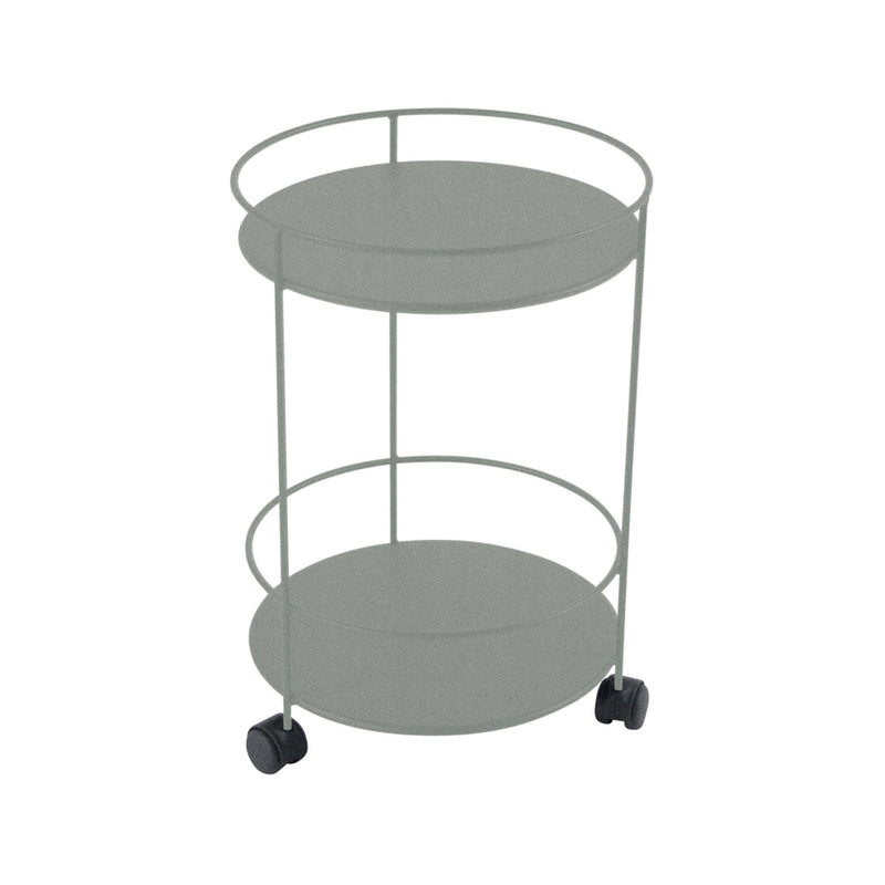Guinguette Side Table with Wheels - Fermob - Outdoor Furniture - Acapulco Blue - HORNE